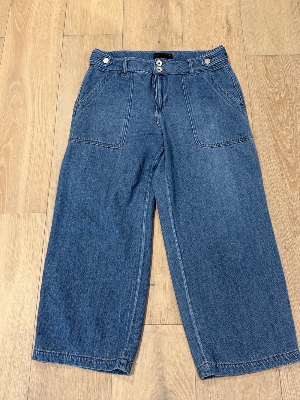 Sanctuary Denim Cropped Wide Leg Jeans